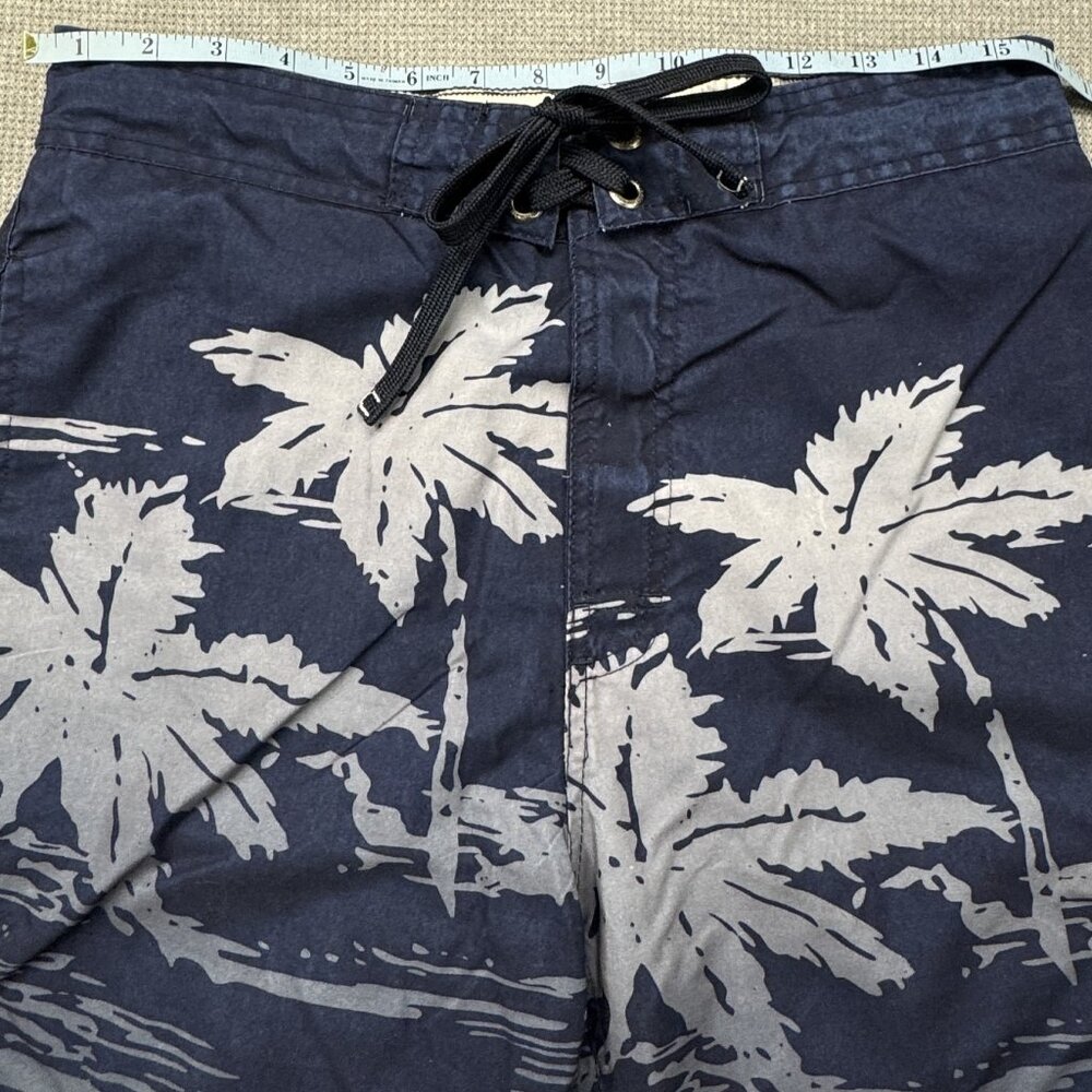 US Polo Assn Mens Dark Blue Hawaiian Board Shorts Swimwear Fully Lined Size L - Picture 9 of 12